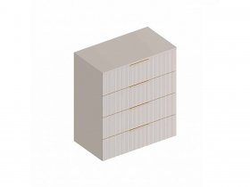 Комод с 4 ящ. «Тефия» (тефия/софт сантьяго) в Новокремлёвском - novokremlyovskoe.mebel-nsk.ru | фото