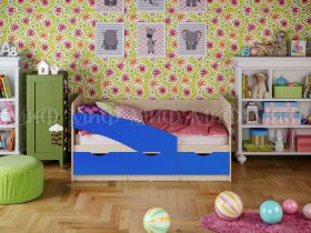 Кровать детская Бабочки 2,0 м в Новокремлёвском - novokremlyovskoe.mebel-nsk.ru | фото