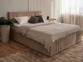 Кровать двуспальная 1,4м с подъем. мех. Леванте в Новокремлёвском - novokremlyovskoe.mebel-nsk.ru | фото