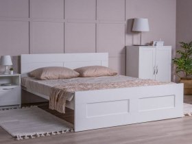 Кровать двуспальная 1,6м Сириус в Новокремлёвском - novokremlyovskoe.mebel-nsk.ru | фото