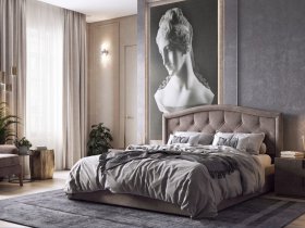 Кровать двуспальная 1,8м Верона-2 в Новокремлёвском - novokremlyovskoe.mebel-nsk.ru | фото