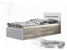 Кровать односпальная Наоми КР-12 в Новокремлёвском - novokremlyovskoe.mebel-nsk.ru | фото