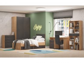 Модульная детская Шерлок в Новокремлёвском - novokremlyovskoe.mebel-nsk.ru | фото