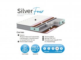 Матрас Silver Four в Новокремлёвском - novokremlyovskoe.mebel-nsk.ru | фото