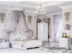 Модульная спальня «Филадельфия» в Новокремлёвском - novokremlyovskoe.mebel-nsk.ru | фото