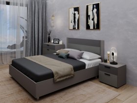 Модульная спальня Лион в Новокремлёвском - novokremlyovskoe.mebel-nsk.ru | фото