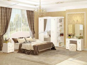 Модульная спальня Версаль (Витра) в Новокремлёвском - novokremlyovskoe.mebel-nsk.ru | фото