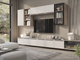 Модульная стенка Урбан в Новокремлёвском - novokremlyovskoe.mebel-nsk.ru | фото
