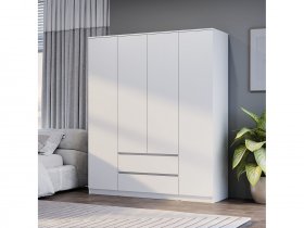 Шкаф четырехстворчатый Симпл ШК-13 в Новокремлёвском - novokremlyovskoe.mebel-nsk.ru | фото