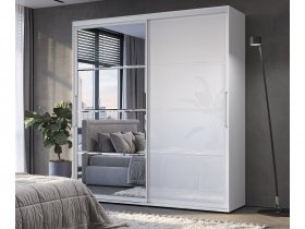 Шкаф-купе Крафт-6 2,0м (белый) в Новокремлёвском - novokremlyovskoe.mebel-nsk.ru | фото