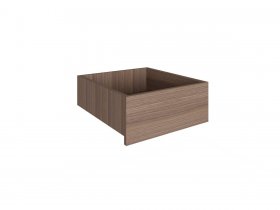 Ящик 450 Роза (орех франклин карамельный) в Новокремлёвском - novokremlyovskoe.mebel-nsk.ru | фото